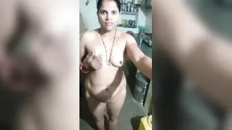Stunning Desi Babe Stripping Naked Teasing Her Phone Camera Alone