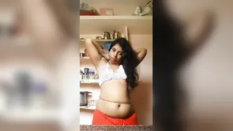 Naked Indian Babe Teasing And Stripping In Homemade Mms Video