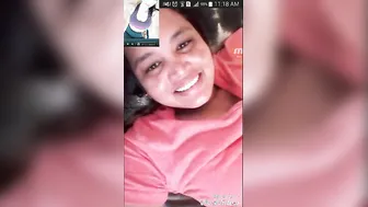 Young Girl Stripping Down And Teasing Live On Her Bedroom Camera