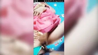 Horny Indian Wife Getting Pounded During Live Phone Sex Call