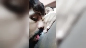 BF Eating His Indian GF's Wet Pussy In Private Mms Video