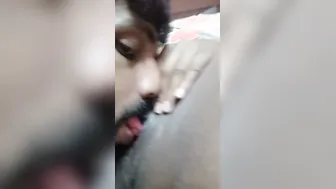 BF Eating His Indian GF's Wet Pussy In Private Mms Video