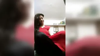 Stunning Indian GF Stripping Naked For Her Man At Home