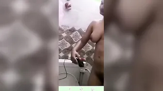 GF Washing Her Pussy While I Secretly Record Everything