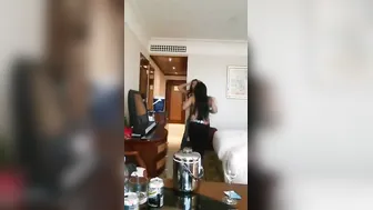 Desi Escort Showing Her Big Tits To Client In Hotel Bedroom