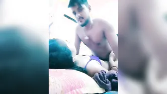 Young Indian Lovers Filming Themselves Fucking In Bedroom