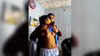 Pakistani Couple Caught On Camera Having Passionate Homemade Sex