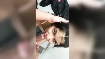Manager Getting His Cock Sucked By Hot GF At The Office