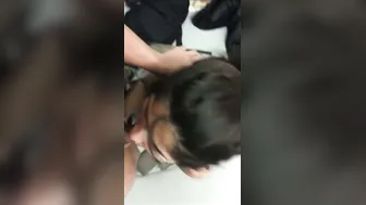 Manager Getting His Cock Sucked By Hot GF At The Office