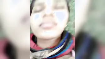 Smooth Village Pussy Getting Stretched By Lover In Outdoor Mms