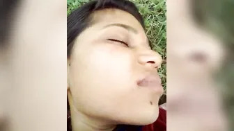 Smooth Village Pussy Getting Stretched By Lover In Outdoor Mms