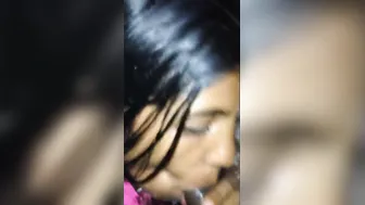 Indian Wife Giving Sloppy Blowjob Swallowing Cum Like A Pro