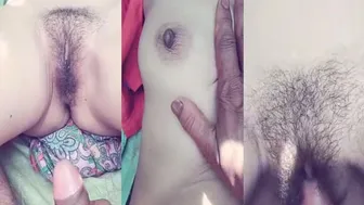 Village Wife Showing Hairy Pussy Outdoors In Secret Mms Video