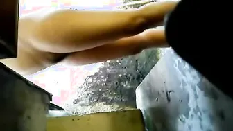 Hairy Twin Sisters Bathing Together Soaping Each Other Up