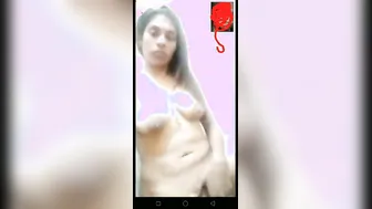 Tamil Babe Recording Naked Selfie Video Showing Everything Off
