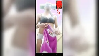 Tamil Babe Recording Naked Selfie Video Showing Everything Off