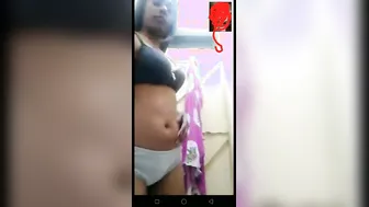 Tamil Babe Recording Naked Selfie Video Showing Everything Off