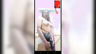 Tamil Babe Recording Naked Selfie Video Showing Everything Off