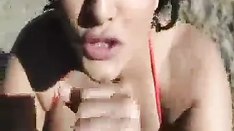 Desi Babe Sucking Cock Pov Style In Homemade Bedroom Scandal