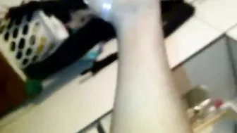 Sri Lankan Babe Spreading Wide Open Teasing Him With Her Pussy