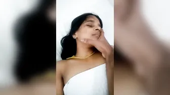 Tamil Wife Showing Off Big Natural Tits In Leaked Selfie Video