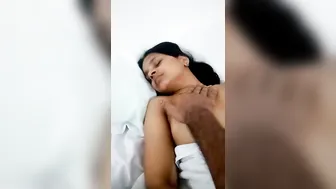 Tamil Wife Showing Off Big Natural Tits In Leaked Selfie Video