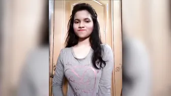 Bangladeshi Teen Stripping Naked Revealing Her Natural Big Tits