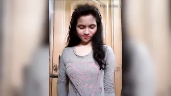 Bangladeshi Teen Stripping Naked Revealing Her Natural Big Tits