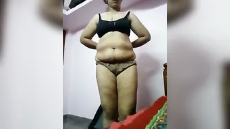 South Indian Beauty Getting Undressed Caught On Camera Changing