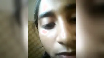 Horny Young Desi Teen Flashing Her Perfect Natural Boobs On Cam