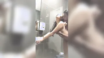 Teen Babe Fucking Her BF Hard In The Bathroom Shower