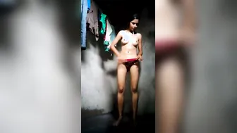 Village Babe Bathing Naked Outdoors Captured On Hidden Phone