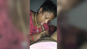 Mature Mallu Aunty Giving Sloppy Pov Blowjob Caught On Camera