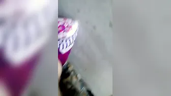 Shy Aunty Getting Fucked Outside By Neighbor Behind The House