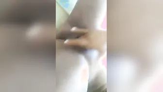 Horny Married Woman Fingering Herself On Selfie Cam At Home