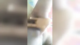 Horny Married Woman Fingering Herself On Selfie Cam At Home