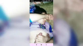 Shy Wife Having Phone Sex With Her Man Caught On Camera Today