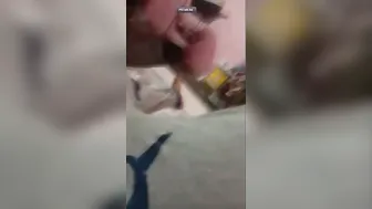 Newlywed Couple Having Dirty Phone Sex Show Caught On Camera