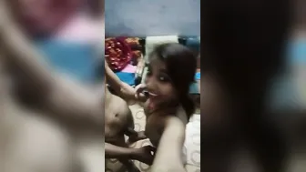 Sucking Soft Boobs Hard Making Her Moan In Homemade Selfie Clip