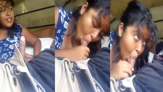 Naughty GF Sucking Dick Caught On Camera At Her Place