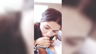 Hot Indian Babe Giving Pov Blowjob Recorded On Mobile Phone