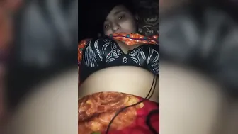 Muslim Babe Showing Off Her Big Tits During Private Video Call