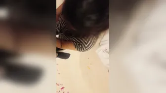 Naughty GF Secretly Sucking Her Sisters Husband At Home