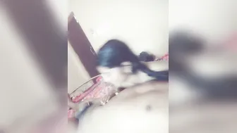 College Babe Giving Sloppy Blowjob To BF In Hostel Bathroom