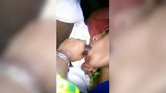 Naughty GF Giving Sloppy Blowjob Caught On Hidden Cam