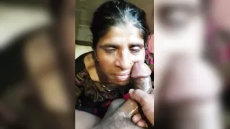 Mature Hindi Maid Servicing Boss Getting Throat Fucked At Home