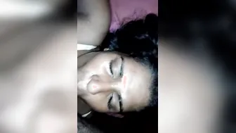 Mature Aunty Giving Sloppy Blowjob To Lover In Bedroom Today