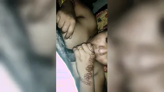 Busty Wife Cheating With Neighbor Sucking His Dick On Camera