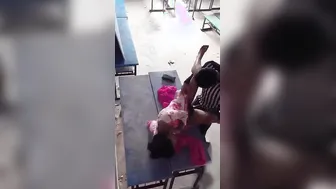 College GF Fucking BF On Park Bench After Class