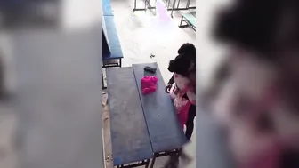 College GF Fucking BF On Park Bench After Class